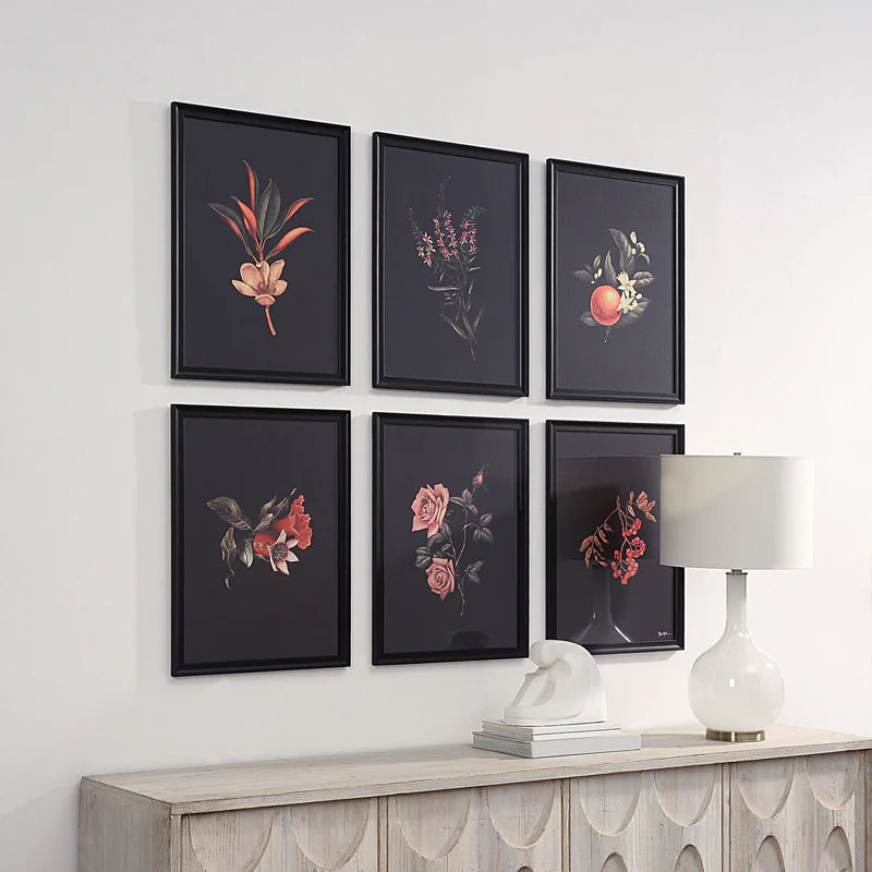 Wallflower Designed by Patrick St Germain 6 Piece 18 x 24 Each