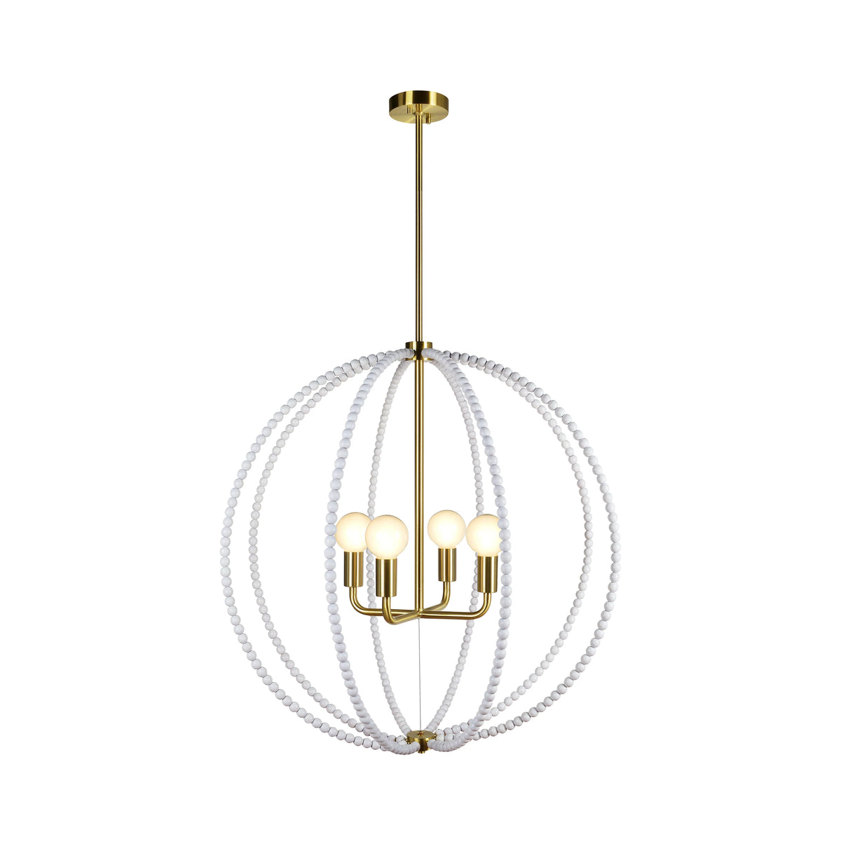 Basil 4-Light 31 inch Chandelier
