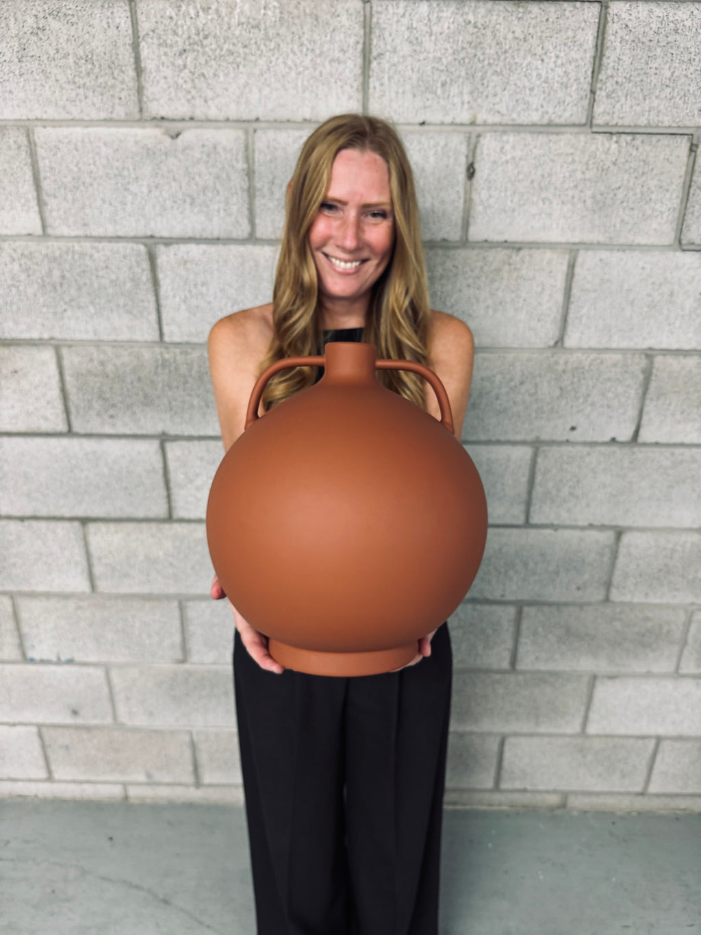 Delphi Terracotta Ceramic Vase