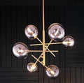 Laylani 6-Light 28.5 inch Satin Brass Pendant