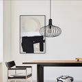 Ione 1 Light 19.75 inch Black Pendant