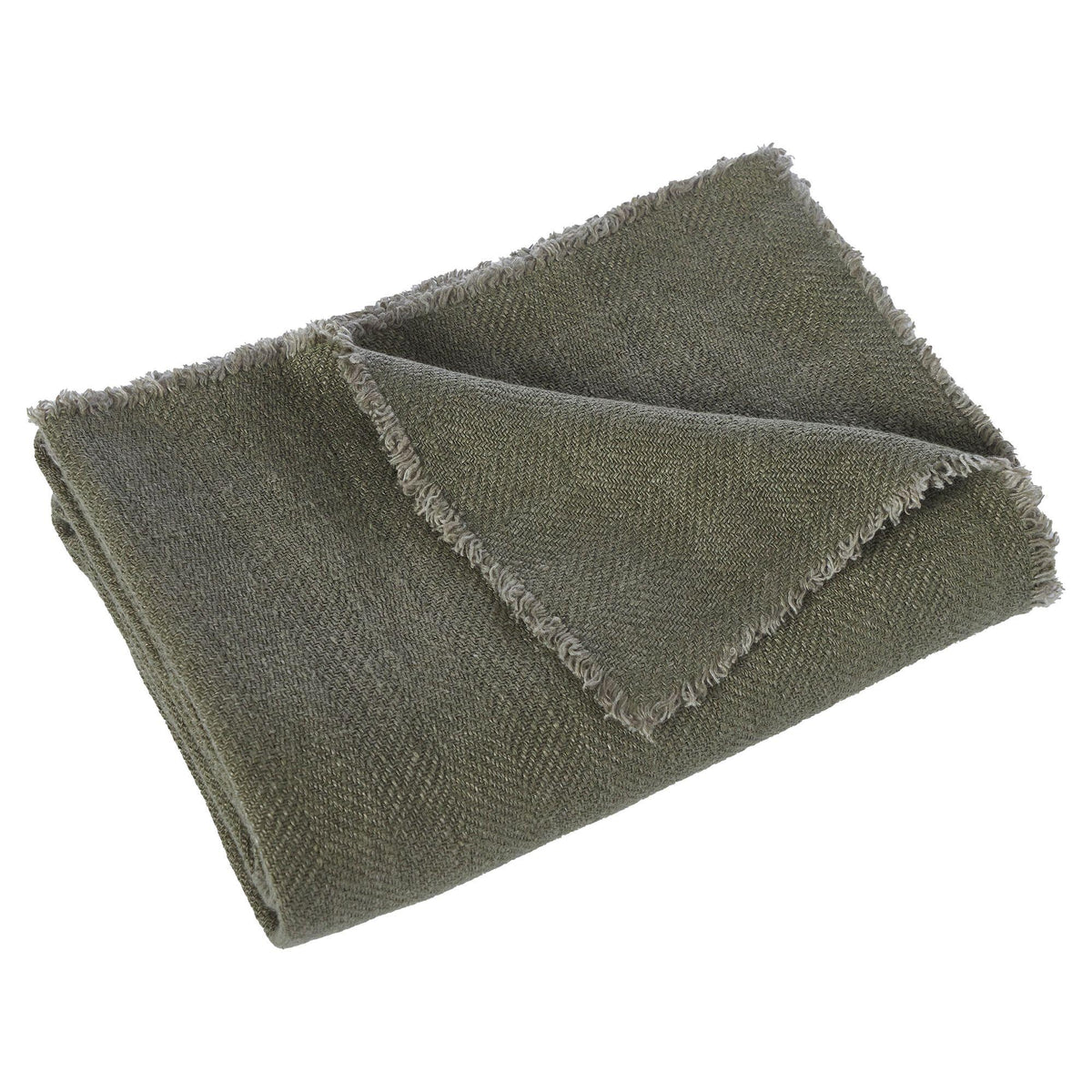 Vernier Linen Throw Blanket