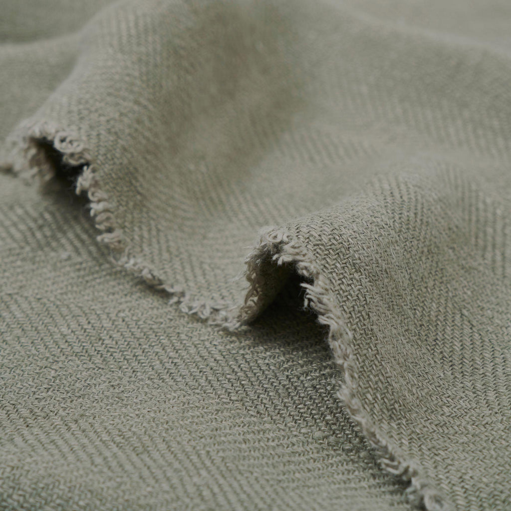 Vernier Linen Throw Blanket