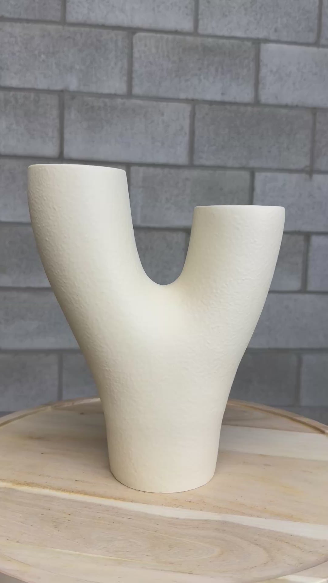 Wisteria Ceramic Stoneware Vase